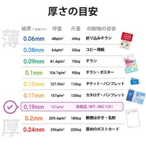 エレコム ELECOM なっとく名刺(上質紙)...の詳細画像4