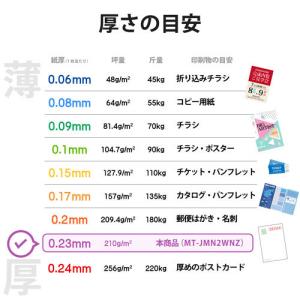 エレコム ELECOM なっとく名刺 上質紙タ...の詳細画像5