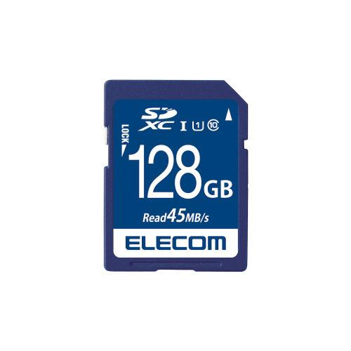 ポスト投函 エレコム ELECOM SD カード 128GB UHS-I U1 データ復旧サービス ...