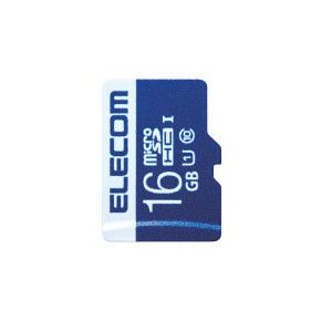ポスト投函 エレコム ELECOM マイクロSD カード 16GB UHS-I U1 SD変換アダプタ付 データ復旧サービス MF-MS016GU11R｜cocoatta