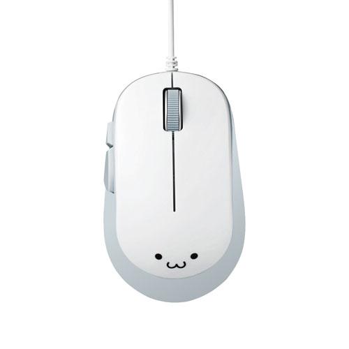エレコム ELECOM 5ボタンBlueLED有線マウス ホワイト M-Y9UBXWH