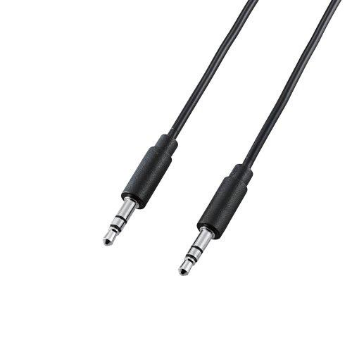 エレコム ELECOM AVケーブル ラジカセ用 3.5φオーディオケーブル ブラック 0.5m D...