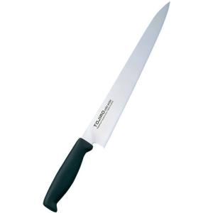藤次郎 トウジロウ カラー庖丁 筋引き 24cm 黒 F-2...