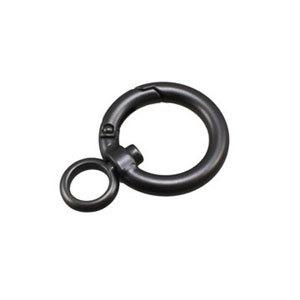 ハイロジック 回転カラビナ 50mm マットブラック 1個入 29251