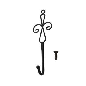 ハイロジック スタイリッシュ ワイヤーフック ブラック 1個入 58638