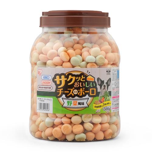 アイリスオーヤマ サクッとおいしい チーズ入りボーロ 野菜風味 500g P-CBV500