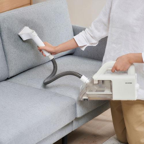 アイリスオーヤマ ハンディリンサークリーナー RNS-B200D-HW グレー/ホワイト