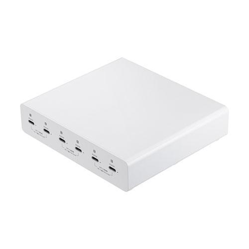 サンワサプライ USB PD対応AC充電器 6ポート・合計72W ACA-PD98