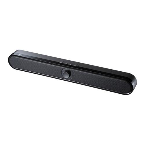 サンワサプライ Bluetooth対応 スリムサウンドバースピーカー MM-SPSBA4