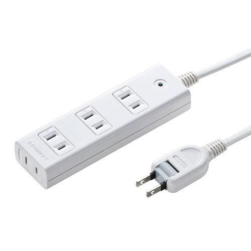 サンワサプライ 雷ガードタップ 4個口 5m TAP-SP2114MG-5WN