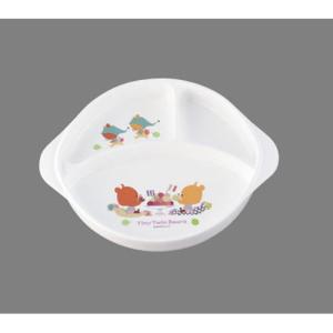 OSK オーエスケー お子様食器 がんばれ!ルルロロ ランチ皿 足ゴム付 CB-36 RGV1001