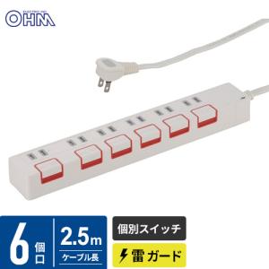 SANWA SUPPLY（サンワサプライ） パソコン連動タップ 3P 4個口 2m 電源