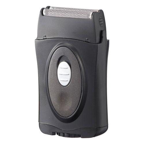 オーム電機 水洗いポケットシェーバー 2枚刃 HB-SB21B-K