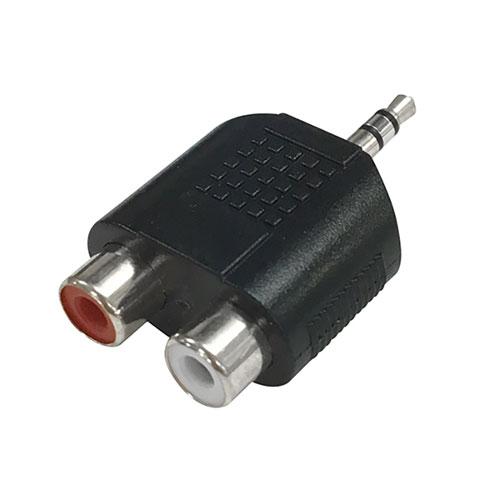 オーム電機 変換アダプター S3.5P-RCAJ2 AUD-P3042S