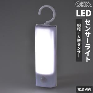 オーム電機 ハンガー付 NIT-BLA6JF-WN 掛型 LEDセンサーライト