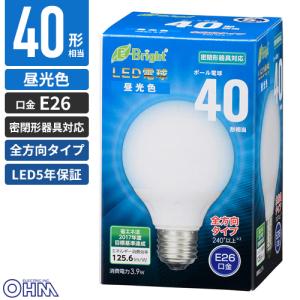 IRIS OHYAMA（アイリスオーヤマ） LDG7N-G-6V4 LED電球 ボール球形 60W