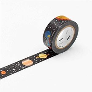 テープ・マスキングテープ lily カモ井加工紙 マスキングテープ mt for kids 宇宙 惑星 MT01KID022