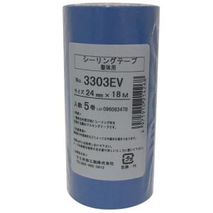 カモ井加工紙 カモイ 建築塗装用マスキングテープ 弁慶 24mm×18m 5巻入
