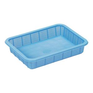 サンコープラスチック ワイドバスケット ブルー : cocoatta - 通販