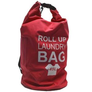 センコー SENKO ロールアップ ランドリーバッグ レッド 79448