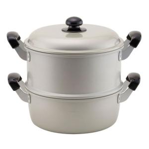 アカオ アルミ 角型蒸器33cm 一重（蒸し器・蒸し鍋） : モノタス