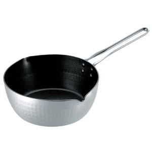 TKG 共柄厚板 アルミテフロン雪平鍋 18cm