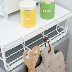 平安伸銅工業 レンジ上ラック マットホワイト ...の詳細画像3