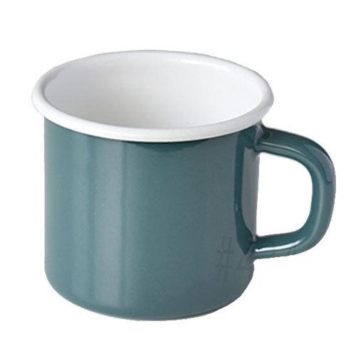 富士ホーロー マグカップ 7cm コットン スモークブルー 食洗器対応 オーブン対応 コーヒー 紅茶...