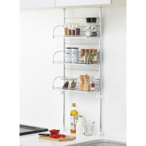 ヨシカワ 突っ張りスパイスラック3段 40 1305112