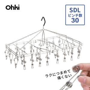 大木製作所 ステンレスハンガー SDL ハンガー ステンレス 洗濯ばさみ 折りたたみ 洗濯 物干し バスタオル インテリア生活雑貨