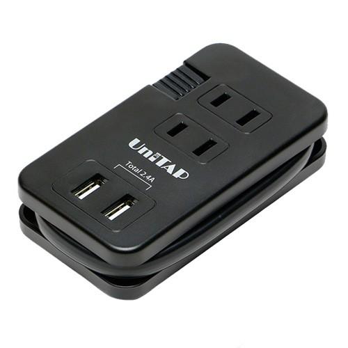 プリンストン PRINCETON コンパクトUSB2ポート給電機能付マルチタップ ブラック PPS-...