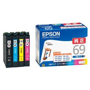 エプソン EPSON 純正インクカートリッジ 4色セット IC4CL69