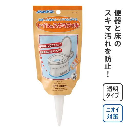 ポスト投函 シャープ化学工業 一般用接着剤 トイレのスキマフィル 100ml MSP1-35 透明 ...