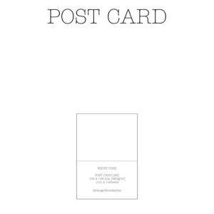 エトランジェディコスタリカ POST CARD A6 ホワイト 10枚入り WRT-PC-001の商品画像