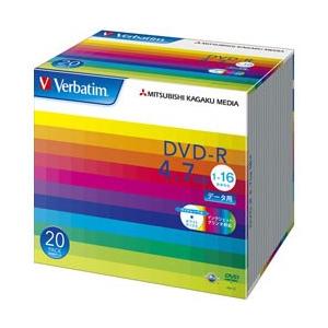 Verbatim バーベイタム データ用DVD-R 1-16倍速対応 ホワイト 20枚 DHR47J...