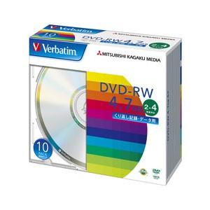 Verbatim バーベイタム データ用DVD-RW 2-4倍速対応 10枚 DHW47Y10V1