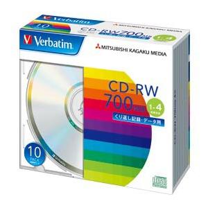 Verbatim バーベイタム データー用CD-RW 700MB 1-4倍速対応 SW80QU10V...