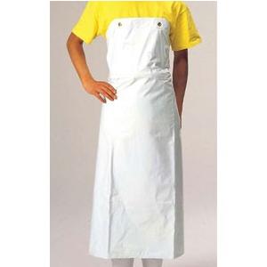 新日本ケミカル・オーナメント ワンタッチ 前掛 胸付 白 900×1150 業務