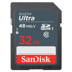 【ヤマト運輸DM便のみ】 SanDisk サンディスク Ultra SDHCカード UHS-I対応  R:48MB/s  SDSDUNB-032G-GN3IN  32GB 海外パッケージ品