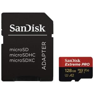 【ヤマト運輸DM便のみ】 SanDisk  サンディスク  128GB microSD Extreme PRO microSDXC A2 SDSQXCY-128G-GN6MA  海外パッケージ品