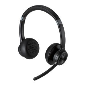 エレコム LBT-HSOH20BK  [ワイヤレスヘッドホン ヘッドセット 無線 2.4GHz Bluetooth 5.0 マイク付き ノイズリダクション ブラック ]｜cocoawebmarket