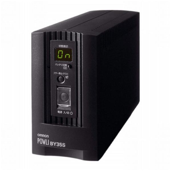 オムロン UPS 無停電電源装置 BY35S ( 350VA 210W 4A/4.8A 小型 軽量 ...