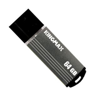 【ネコポス便のみ】 KINGMAX  キングマックス  USB2.0 64GB キャップ式 シルバー シンプルデザイン アルミ製ボディ 日本語パッケージ KM64GMA06D