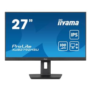 iiyama イイヤマ モニター ProLite XUB2792HSU-B6 (27型 FHD 非光沢 IPS DP HDMI チルト 昇降 ピボット スウィーベル 内臓スピーカー Vesa 3年間保証)｜ココアウェブマーケットYahoo!店