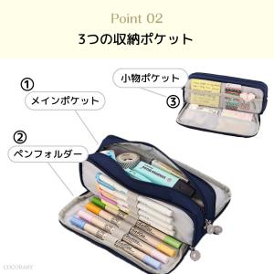 ペンケース 大容量 筆箱 韓国 小学生 おしゃ...の詳細画像4