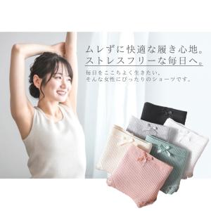 ショーツレディース 綿 シームレス 鼠径部 締...の詳細画像4