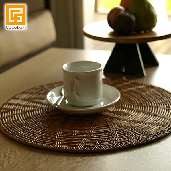 アタ プレイスマット(丸型)     アジアン雑貨 バリ おしゃれ   かご リゾート アタ製品 バ...