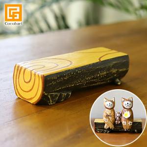 木彫り 人形 ペア バリ バリ雑貨 バリ島 オブジェ アジアン雑貨 玄関