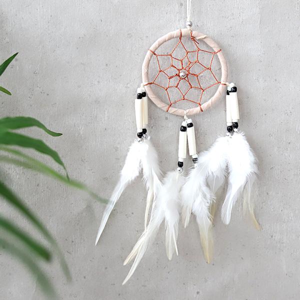 ドリームキャッチャー(6cm) 飾り エスニック雑貨 アジアン雑貨 ラッキーアイテム メール便対応可