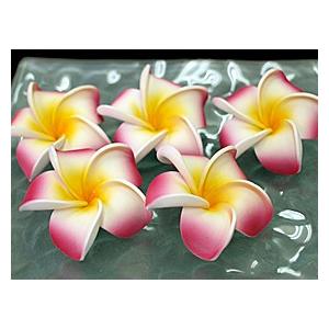 プルメリアの造花S(5個セット)(リアル ピン...の詳細画像1